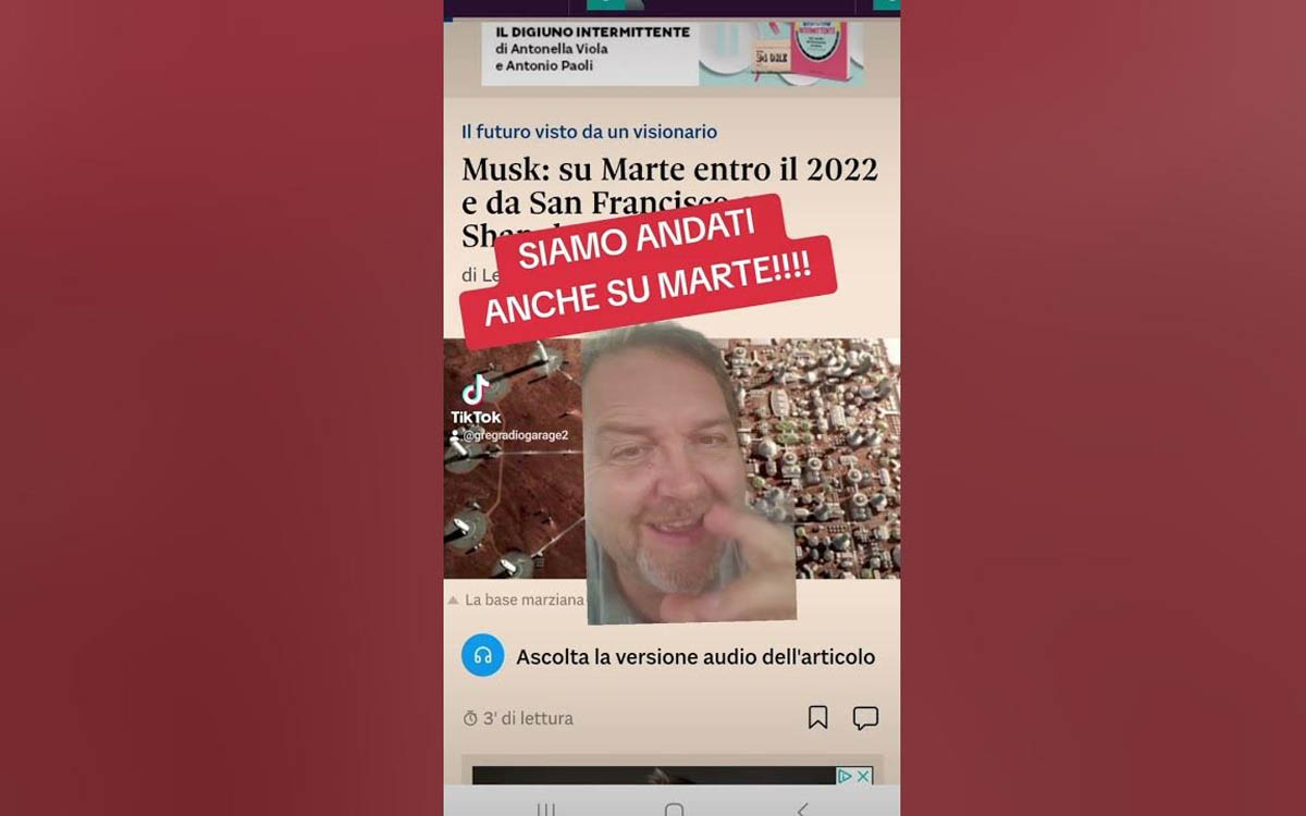 SIAMO ANDATI ANCHE SU MARTE!! SIAMO ANDATI ANCHE SU MARTE!!